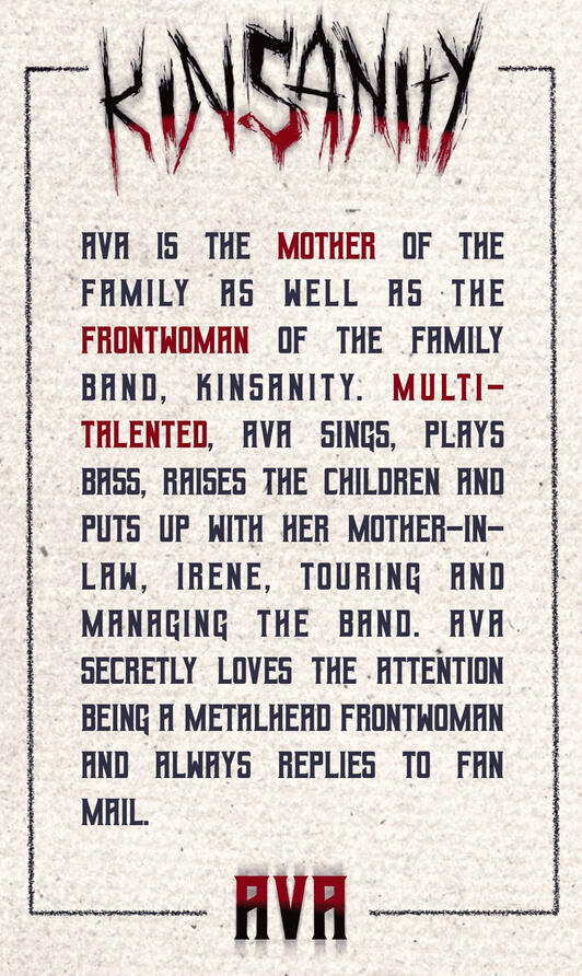 Ava Collectible Card - Reverse