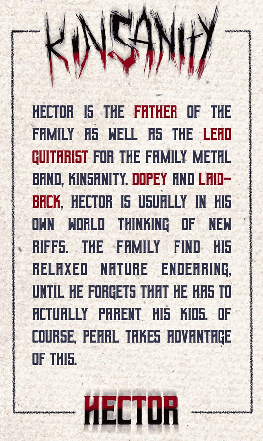Hector Collectible Card - Reverse